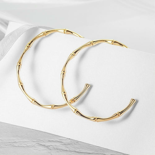 Bamboo EARHOOPS