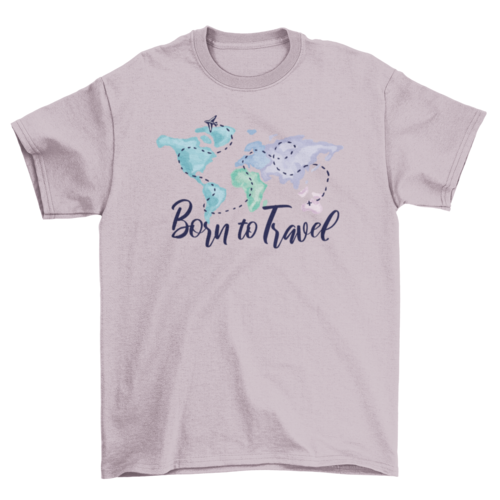 Born to travel t-shirt