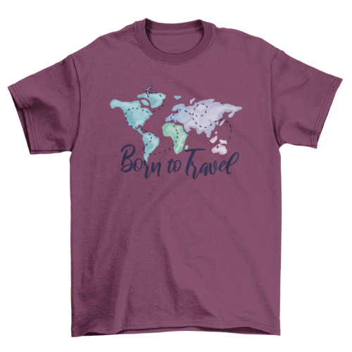 Born to travel t-shirt