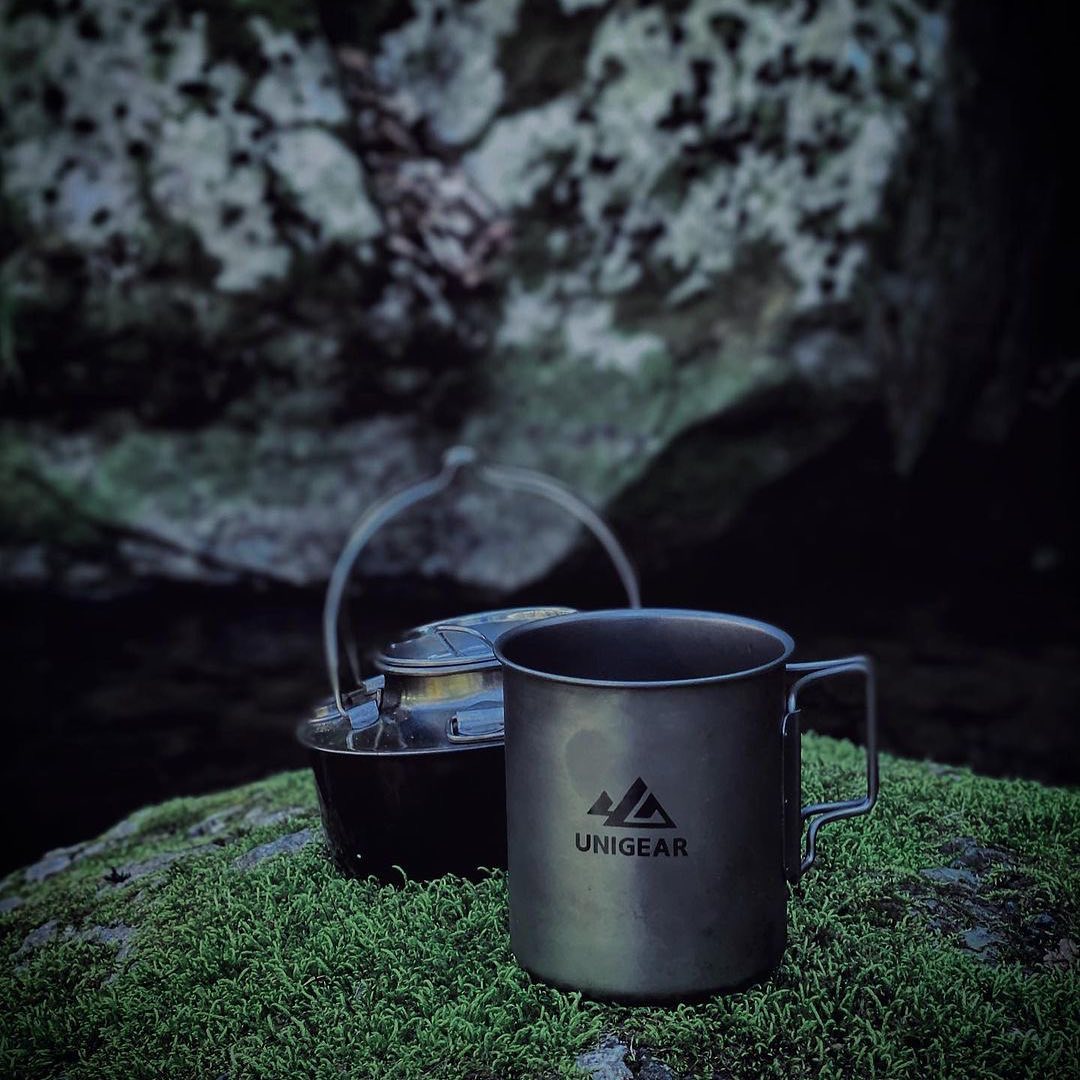 100% Titanium Camping Cup 450 ml