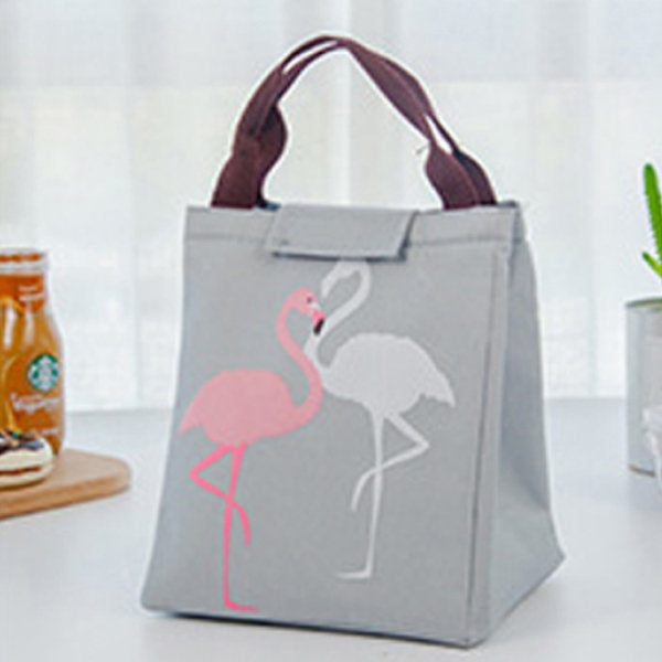 Flamingo Waterproof Oxford Lunch Bag