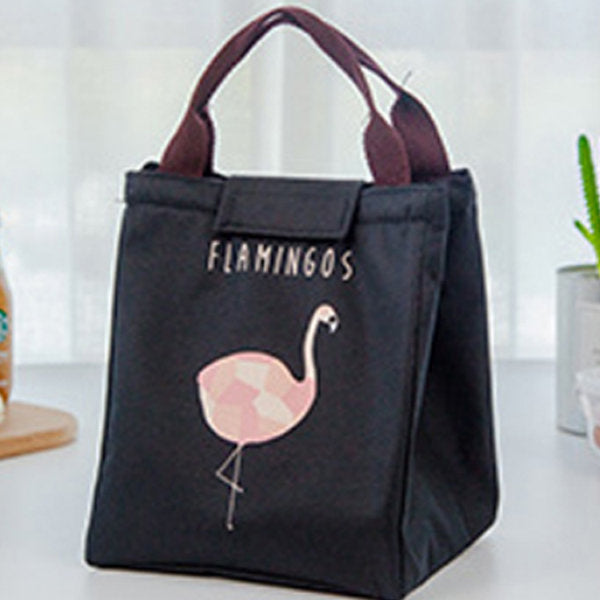 Flamingo Waterproof Oxford Lunch Bag