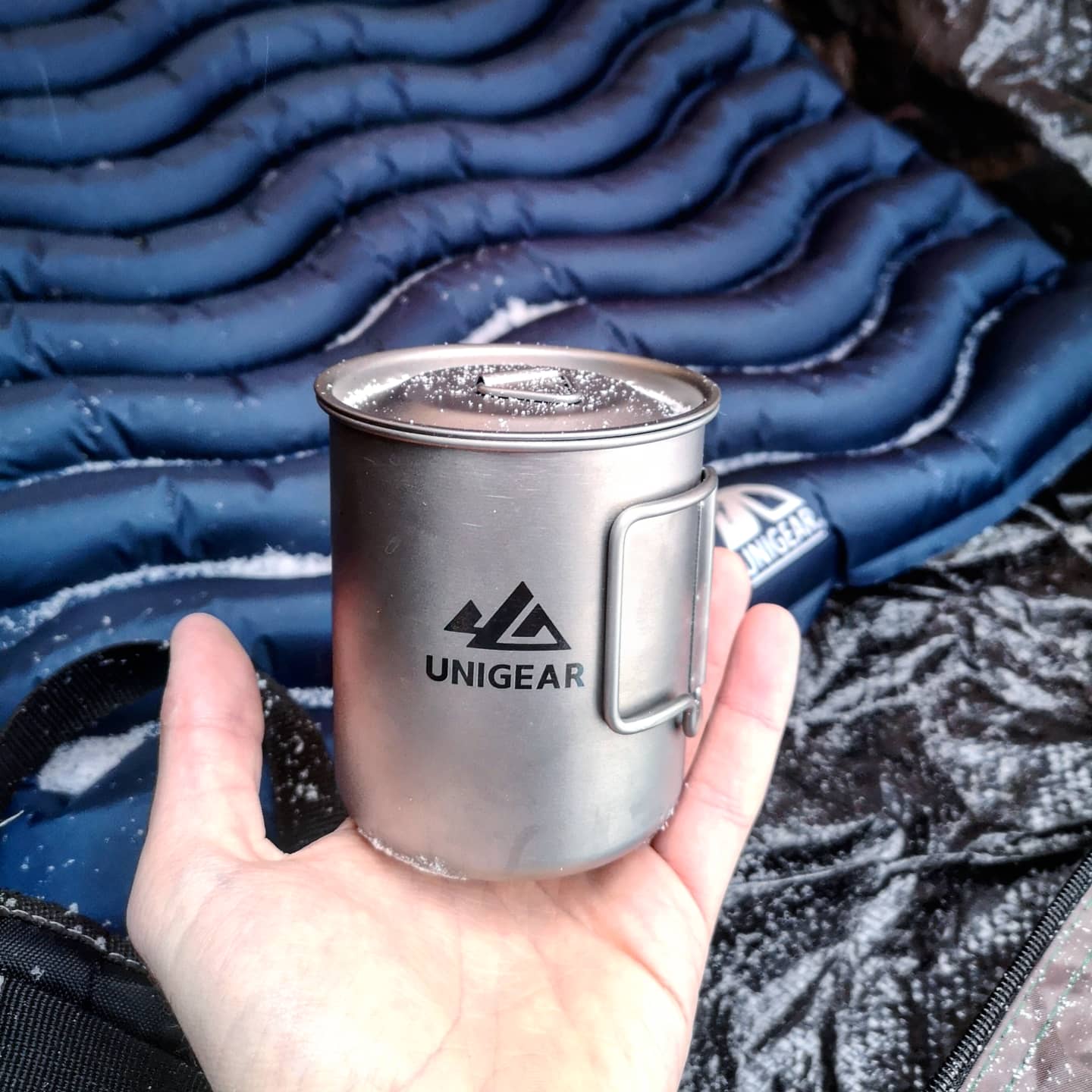 100% Titanium Camping Cup 450 ml