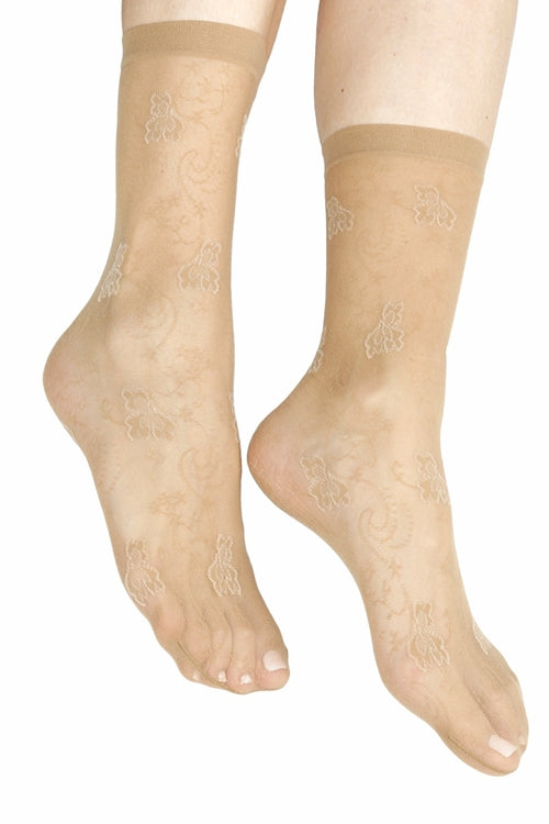 ELIA 20DEN sheer beige socks