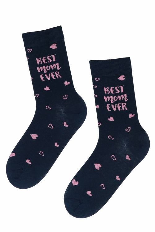 BEST MOM EVER cotton socks