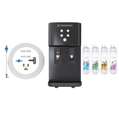 Drinkpod 2000 Pro Series - Countertop 4 Stage Water Purifier (Hot &