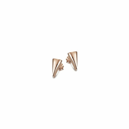 Pyramid Post Earrings