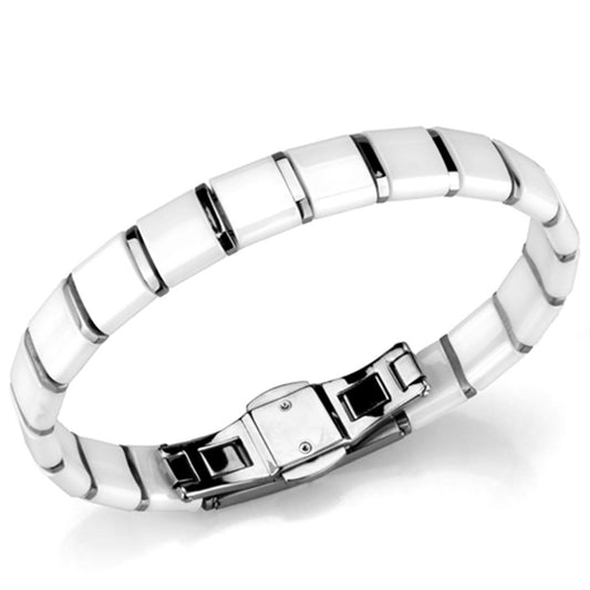 3W985 - High polished (no plating) Stainless Steel Bracelet with