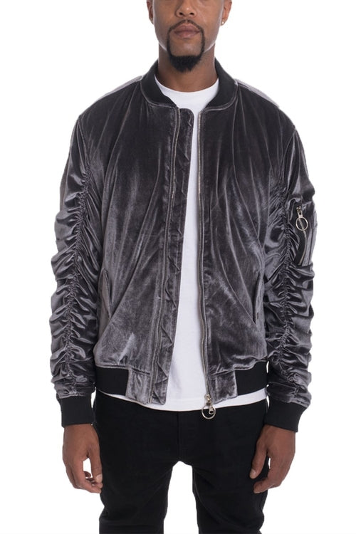 VELOUR BOMBER