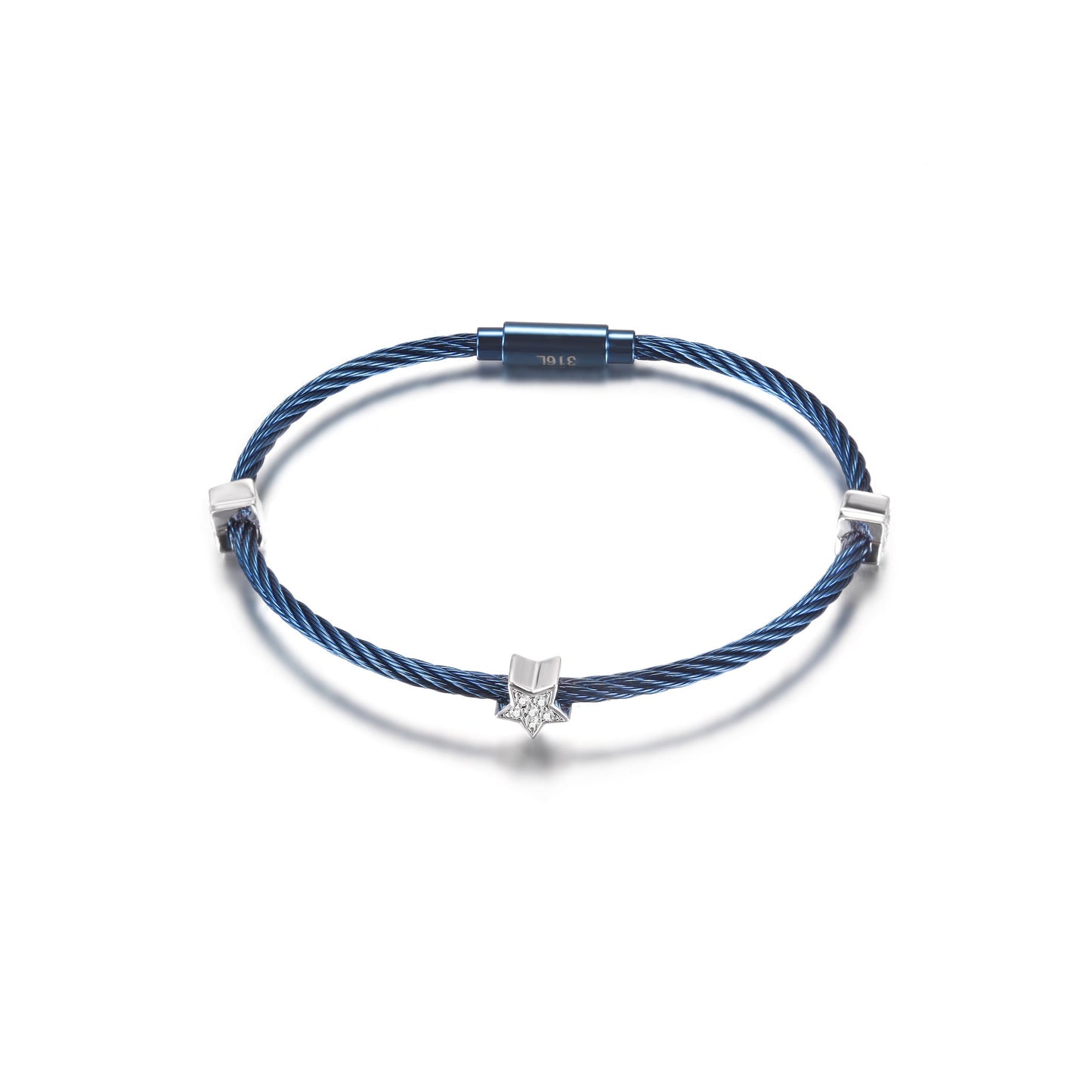 PAVÉ Star Stacking Cable Bracelet