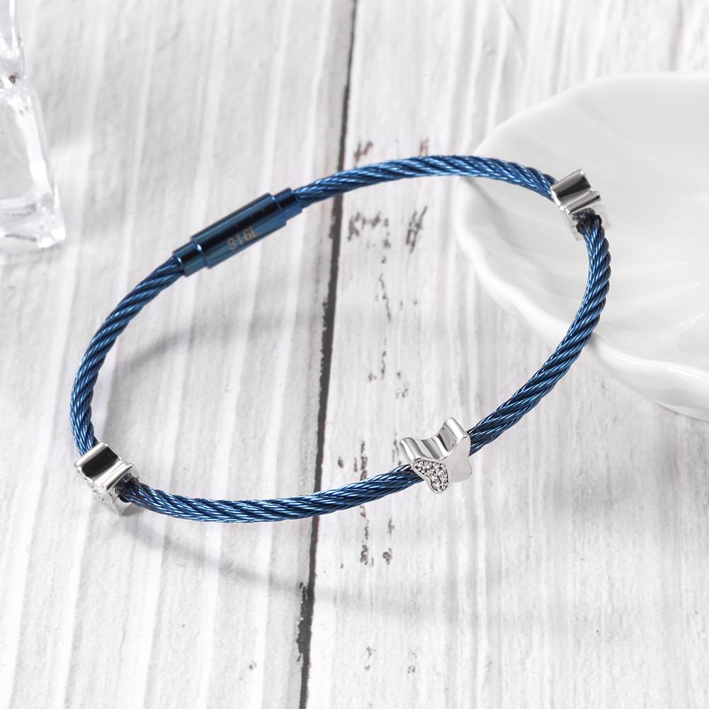 BUTTERFLY STACKING CABLE BRACELET