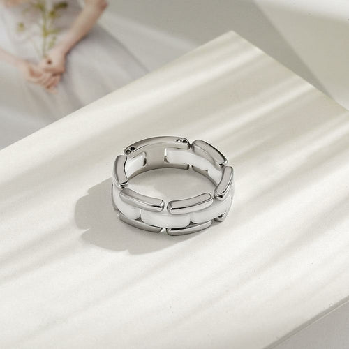 WHITE CERAMIC RING