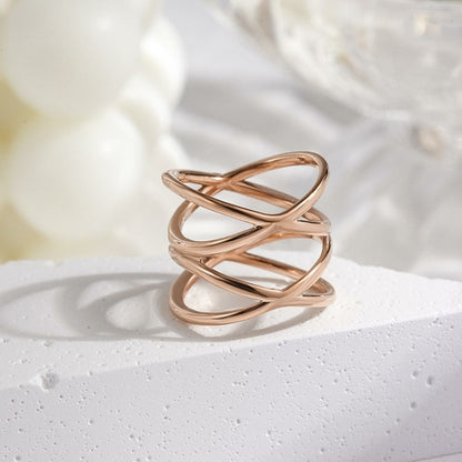 DOUBLE CROSS RING