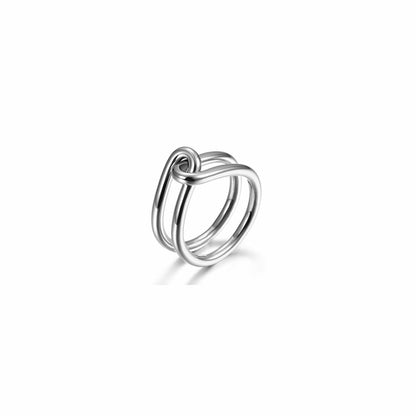 Silver Love Knot Ring