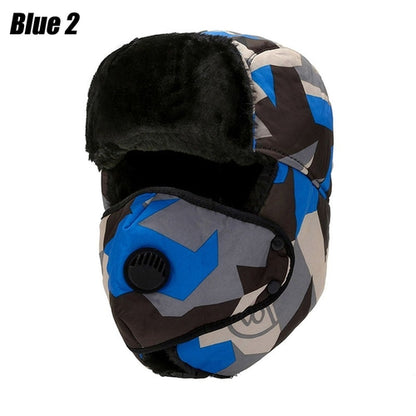 Men Trapper Hat Ski Cap Ushanka Russian Cossack Faux Fur Earflap Warm