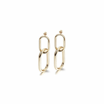 Interlocking Hoop Earrings