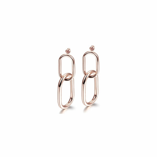 Interlocking Hoop Earrings