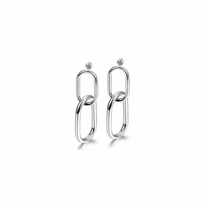 Interlocking Hoop Earrings