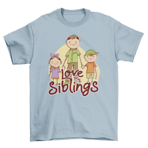 Love my siblings t-shirt