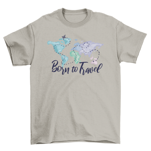 Born to travel t-shirt