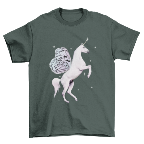 Unicorn with wings t-shirt