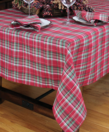 XD111618 Holiday Tartan Tablecloth