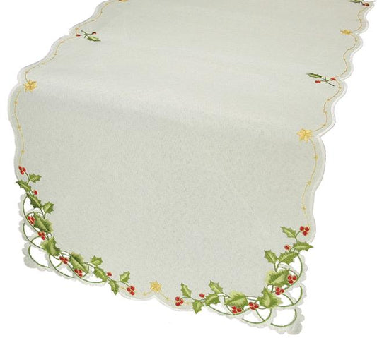 XD13188 Winter Berry Table Runner