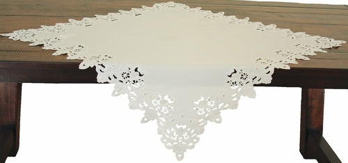 XD13988 Victorian Lace Table Topper,34"x34"