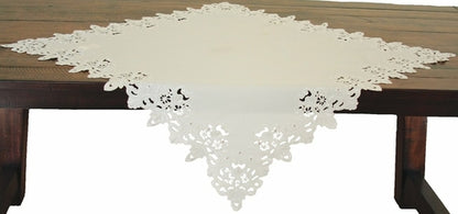 XD13988 Victorian Lace Table Topper,34"x34"