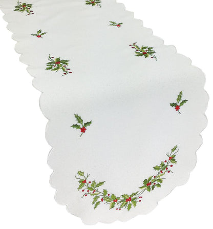 XD14790 Mistletoe Table Runner