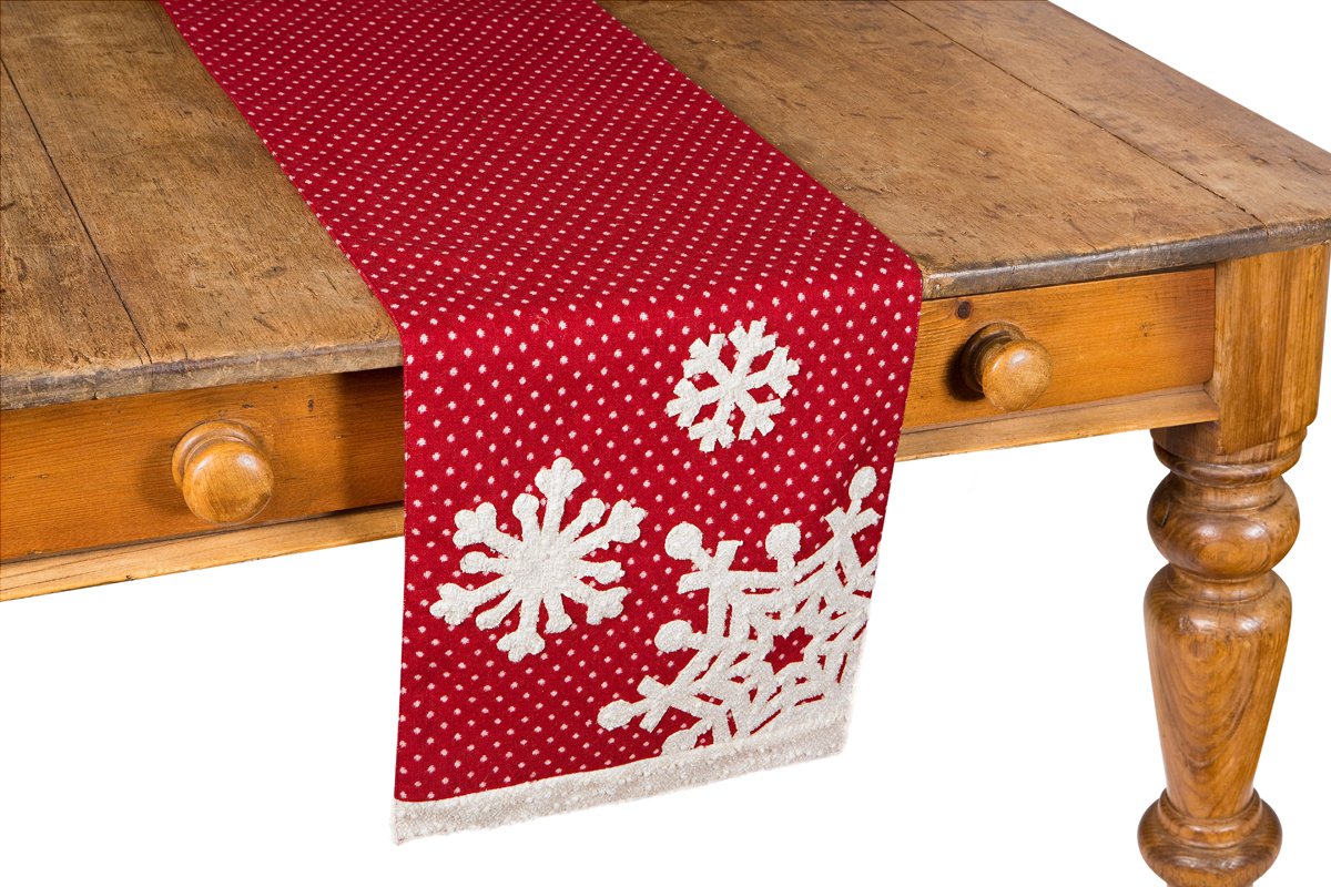 XD15828 Snowflake Table Runner