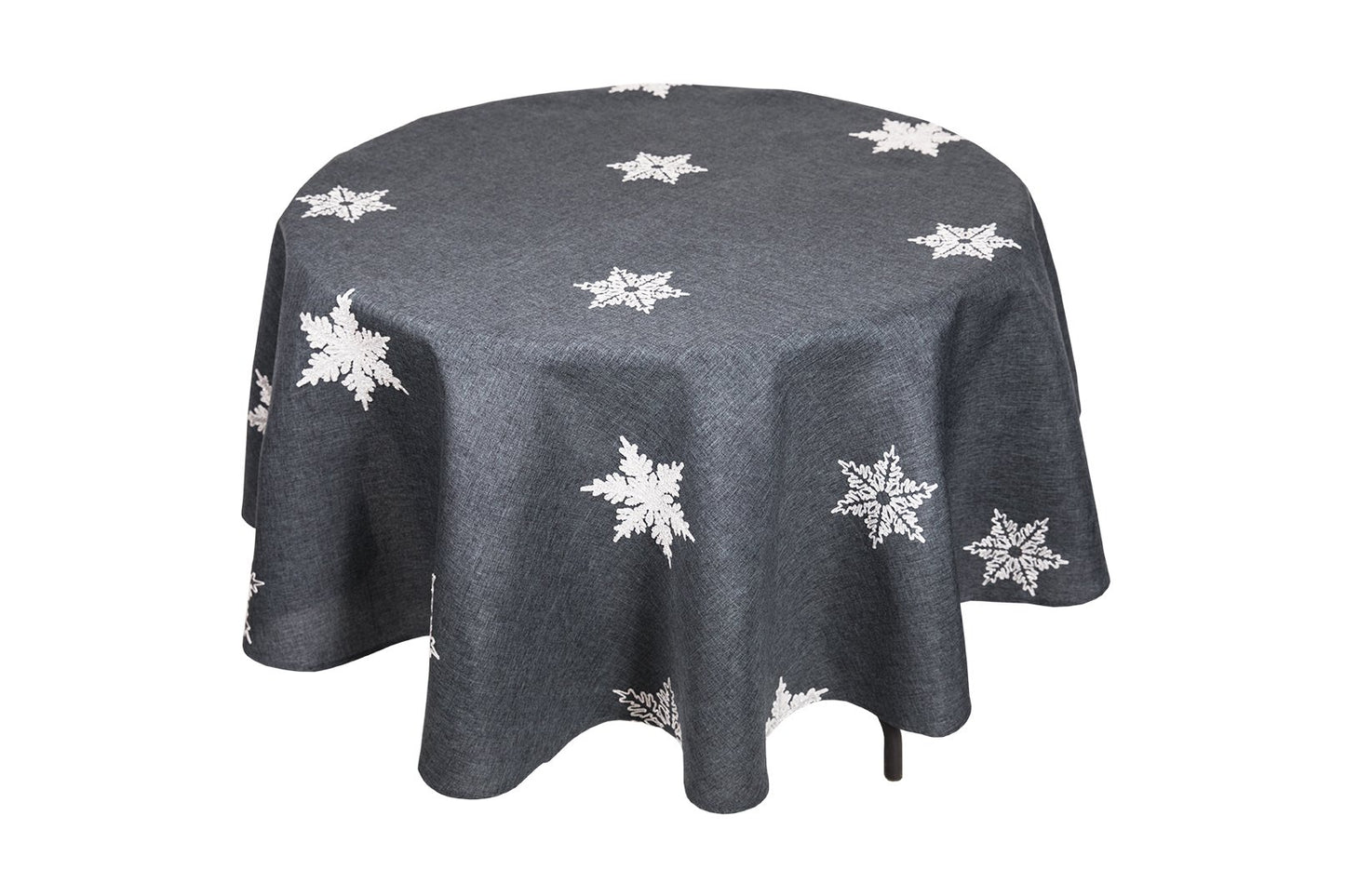 XD17141 Glisten Snowflake Tablecloth