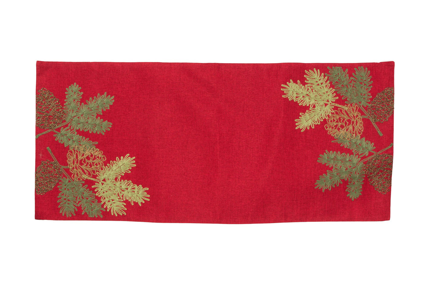 XD18901 Christmas Pine Tree Branches Table Runner