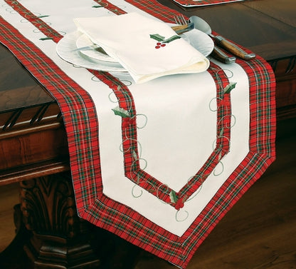 XD99904 Tartan Ribbon Table Runner