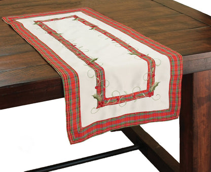 XD99904 Tartan Ribbon Table Runner