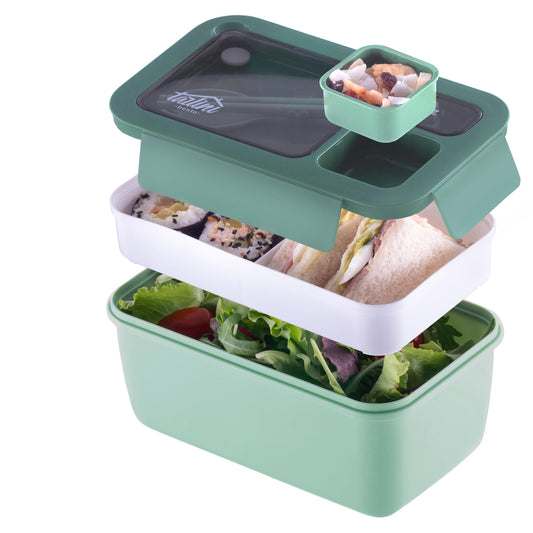 Tarlini | Green Bento box   Premium Bento Lunch Box with Compartments