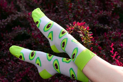 AVOCADO grey chef socks