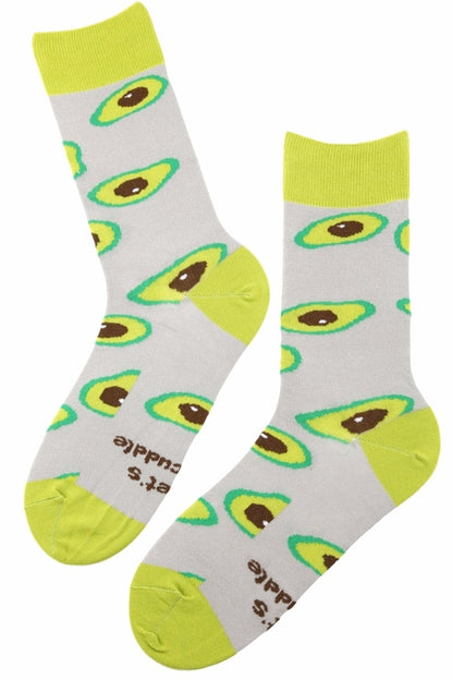 AVOCADO grey chef socks