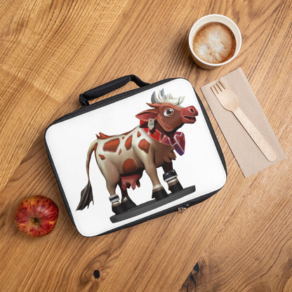 Light Brown Cow Lunch Bag