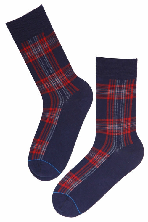 CARL men's socks with red stripes