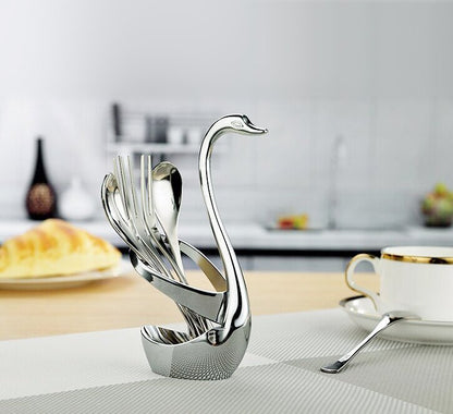 Swan Cutlery Holder