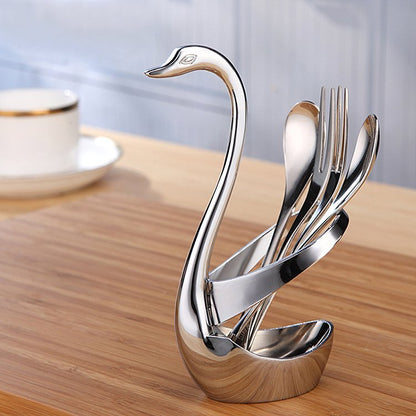 Swan Cutlery Holder