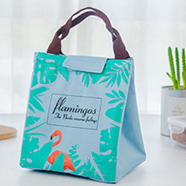 Flamingo Waterproof Oxford Lunch Bag