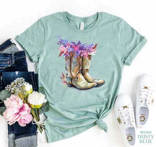 Cow Girl Boots T-shirt