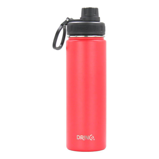 DRINCO® 22oz Stainless Steel Sport Water Bottle - Barn Red