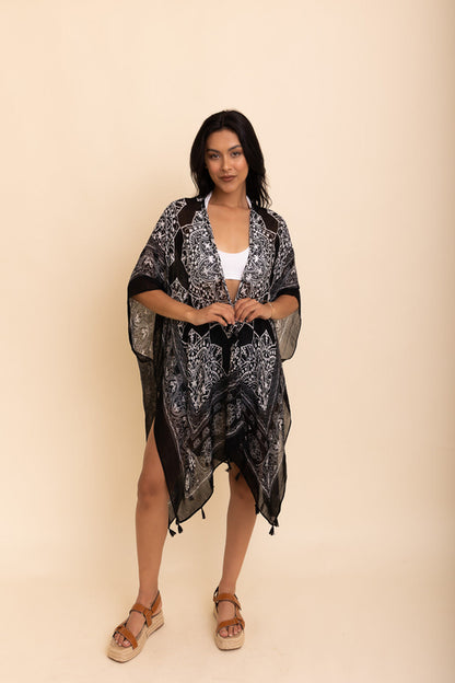 Mandala Tassel Kimono