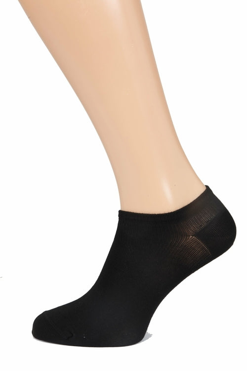 MONDI men's low-cut socks, black colour