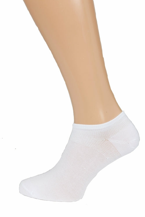 MONDI men's low-cut socks, white colour