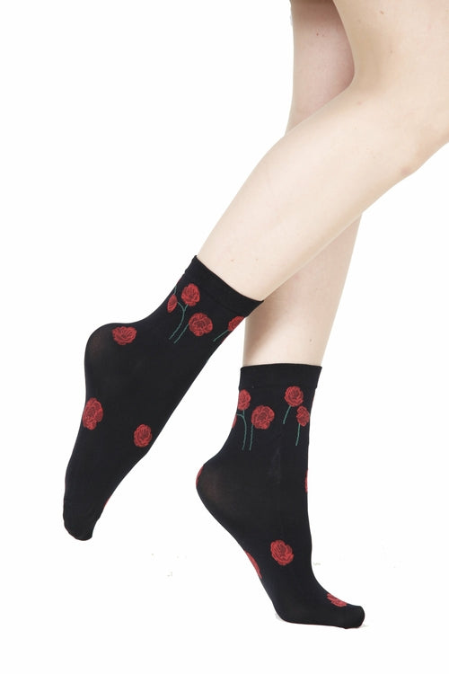 POPPY black 60 DENIER socks for women