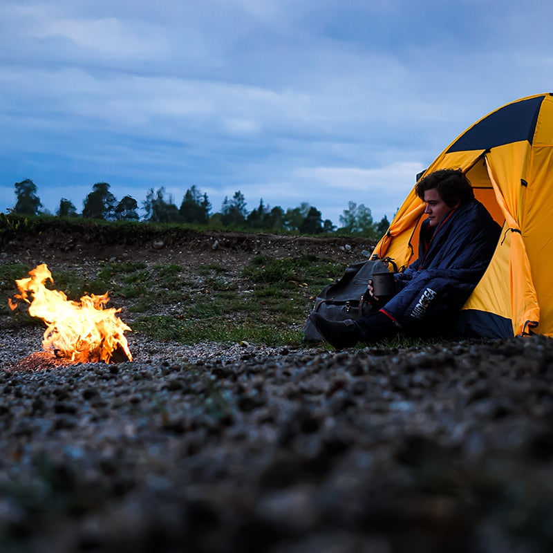 Camping Ultralight Sleeping Bag Down Waterproof Lazy Bag Portable